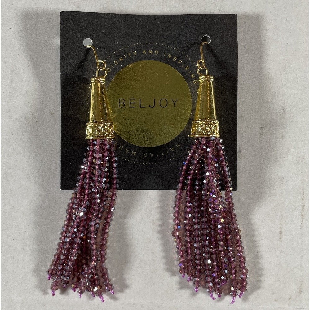 Beljoy Beaded‎ Tassel Earrings